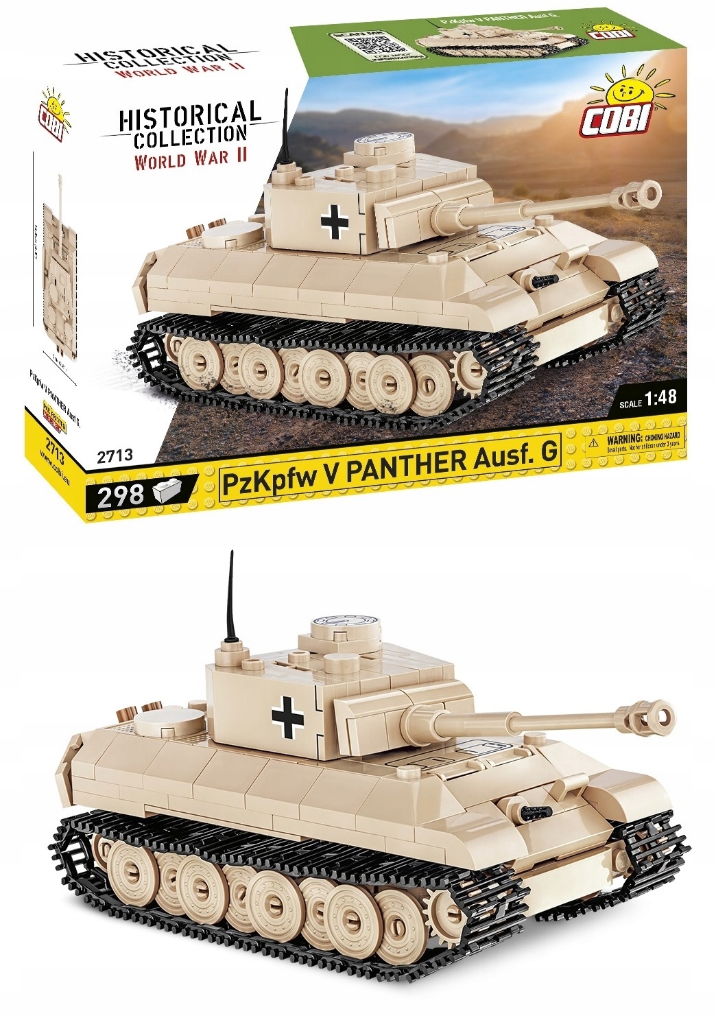 

Cobi 2713 Czołg Panzer V Panther Ausf. G Pantera