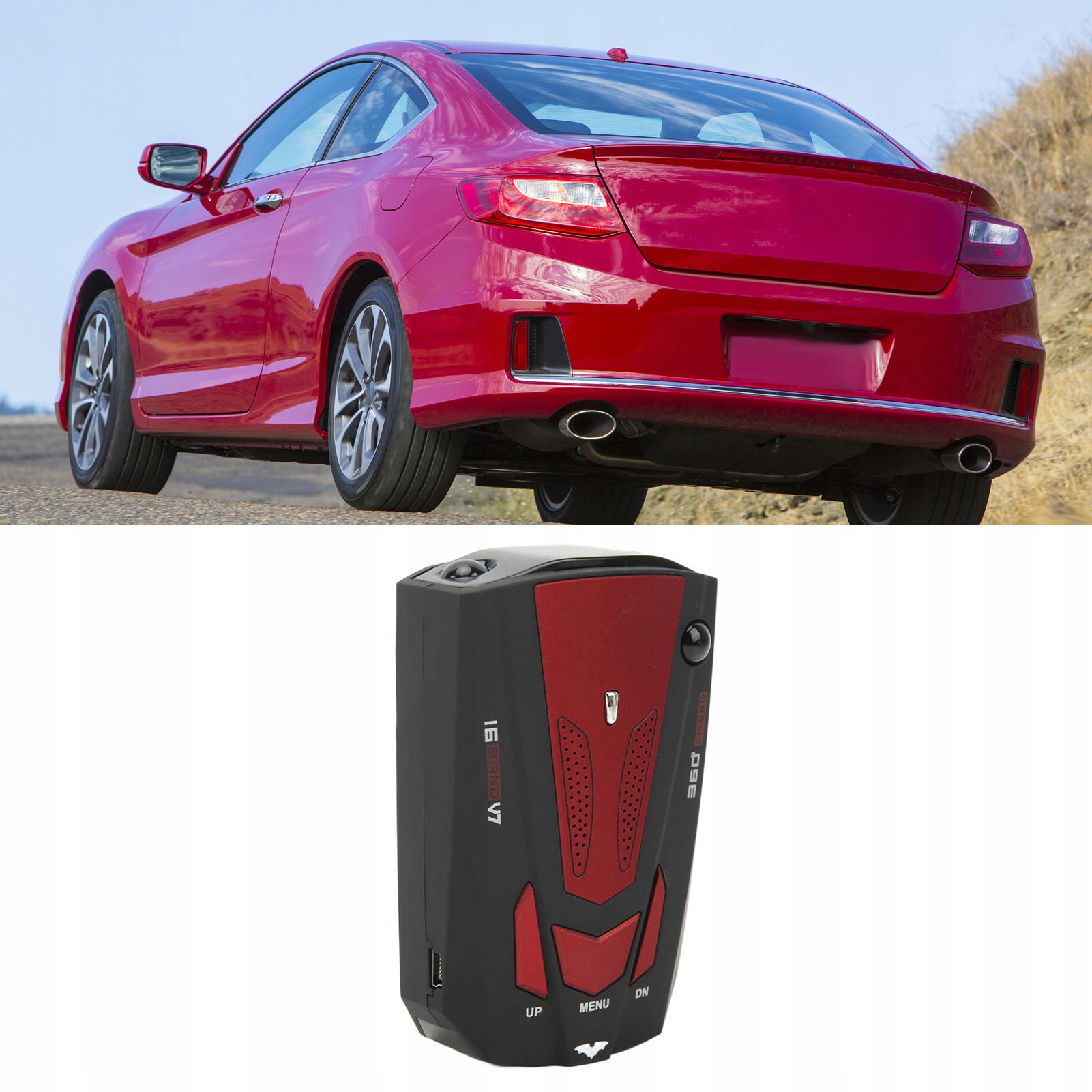 ANTYRADAR WHISTLER 360 STOPNI WYKRYWA LASER Marka inna