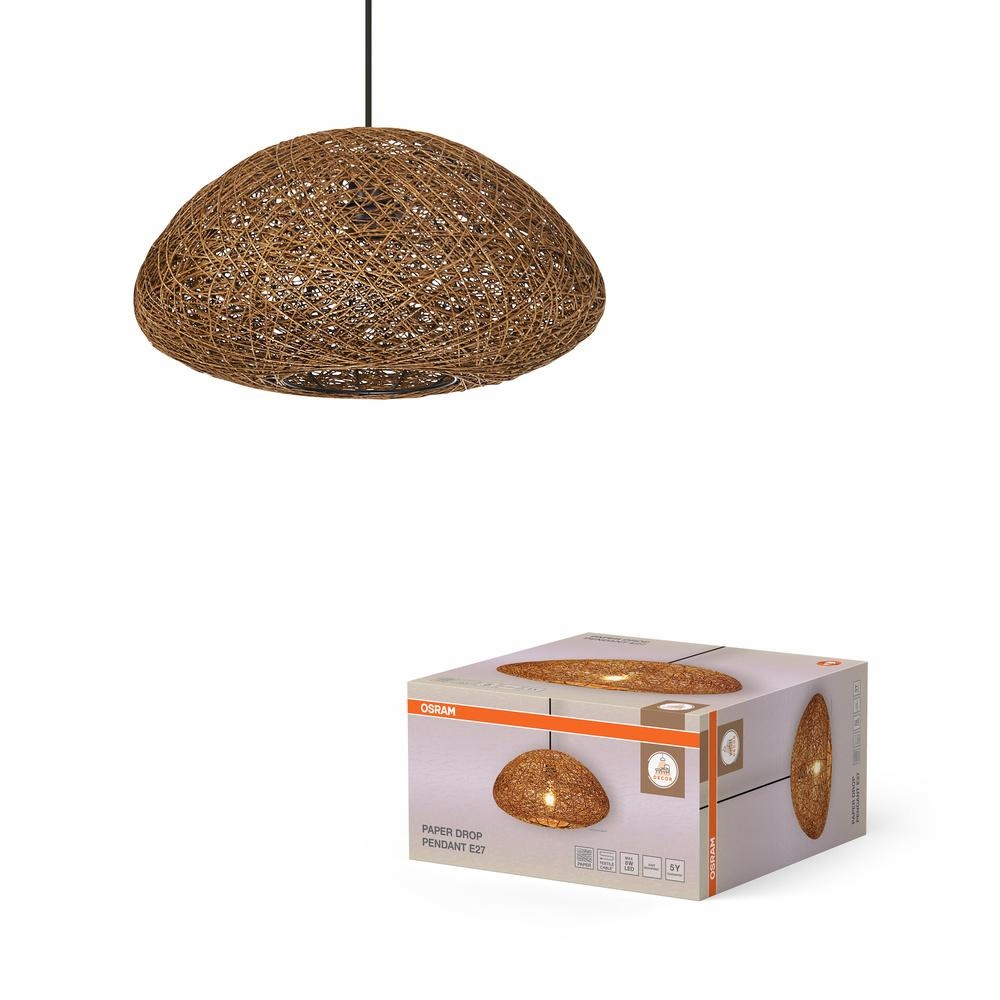 Lampa Stropné závesné svietidlo E27 Dekoratívne Béžová Dekorácia Osram