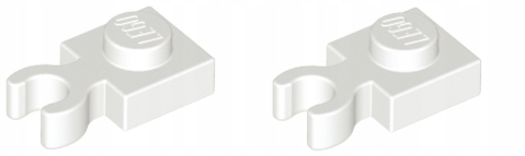 

Lego płytka 1x1 zaczep biały 4613256 4085d -2 szt