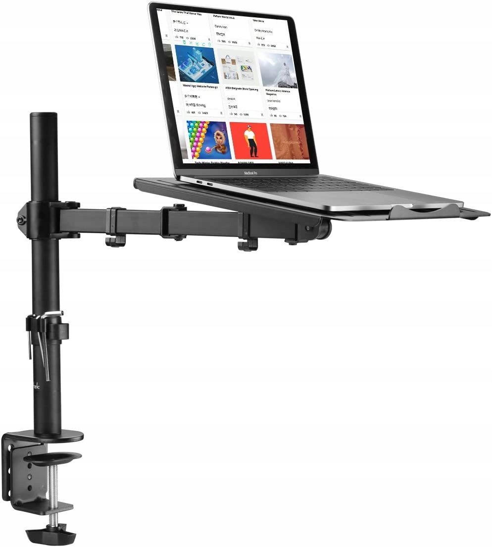 P/47 Suptek Regulowwane Ramie Do Monitora Z Podstawką Uchwytem Do Laptopa