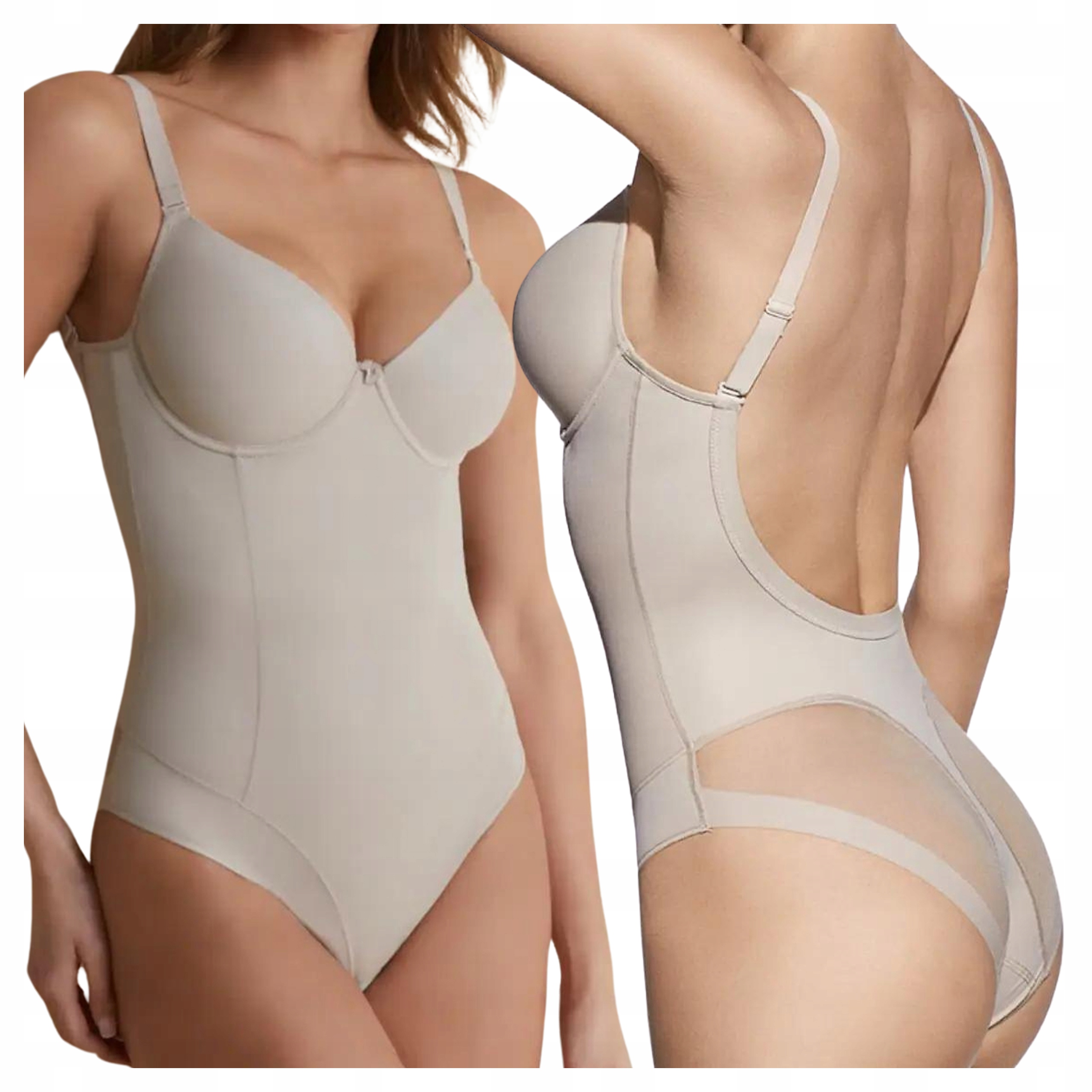 Body Modeluje zeštíhlující břicho Pas na šaty 95B Giorgia Béžová Tierra