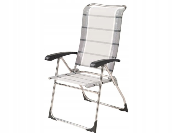 Lezak krzeslo skladane Aspen Dukdalf srebrne Turis