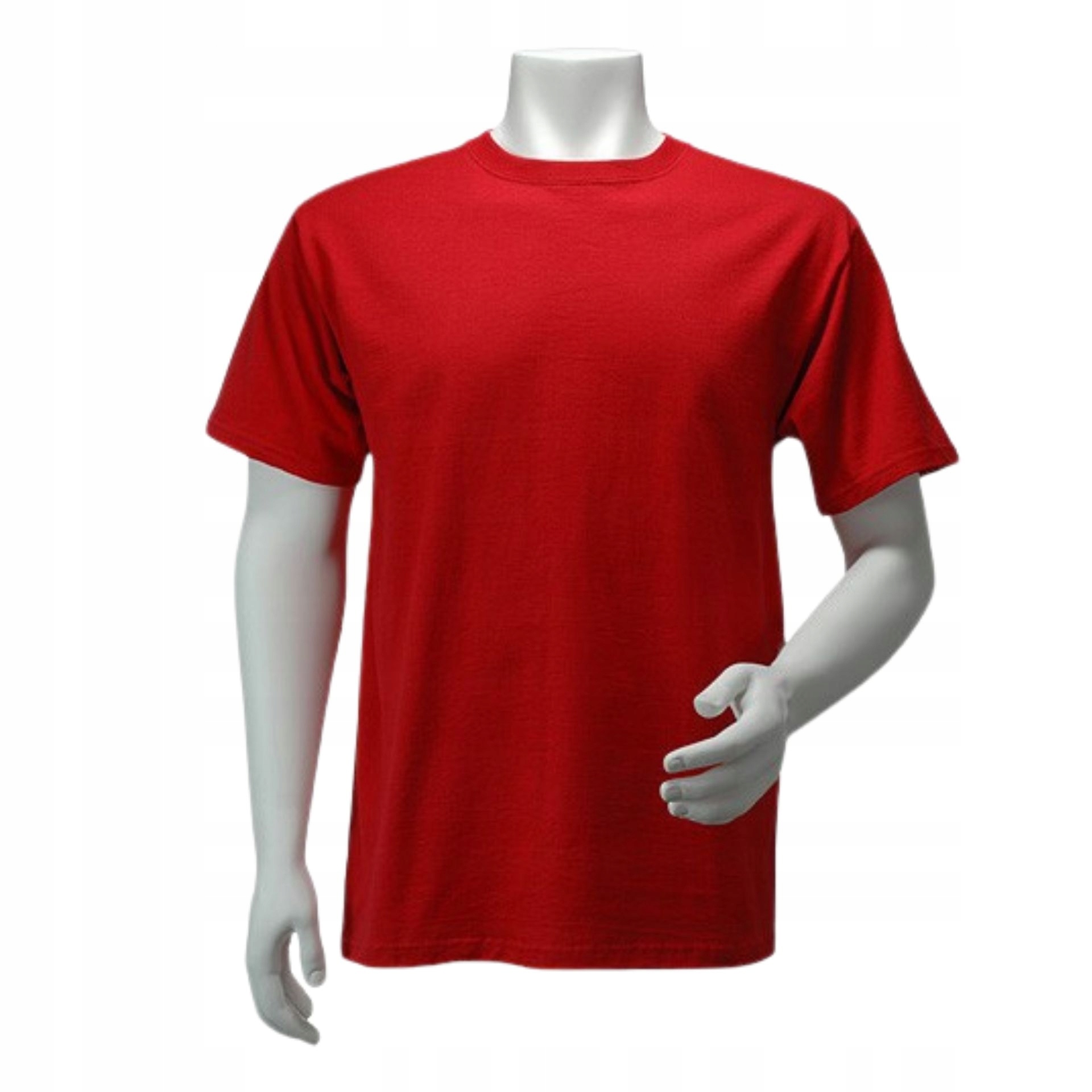 KOSZULKA męska robocza T-SHIRT WYSOKA JAKOŚĆ 100% BAWEŁNA czerwona XXL Marka inna