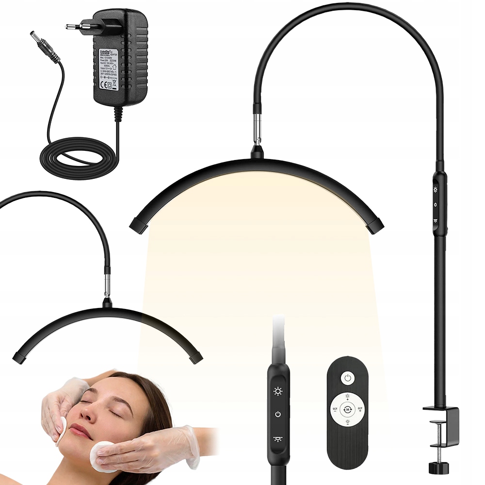 Černá Kosmetická Lampa Na Psací Stůl, Make-up Na Nehty 3200K-6500K