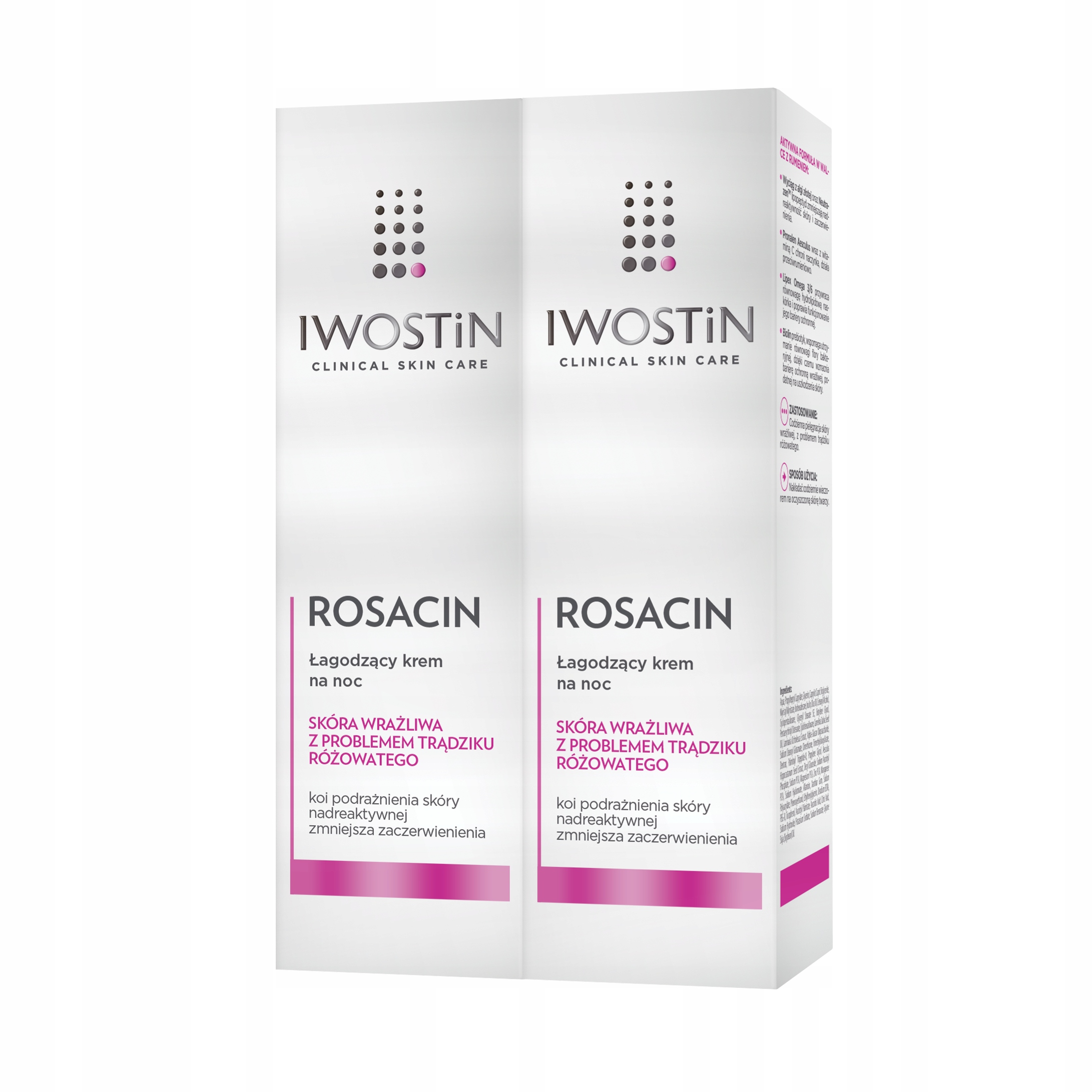 

Iwostin Rosacin Krem Łagodzący Na Noc 40ml x2