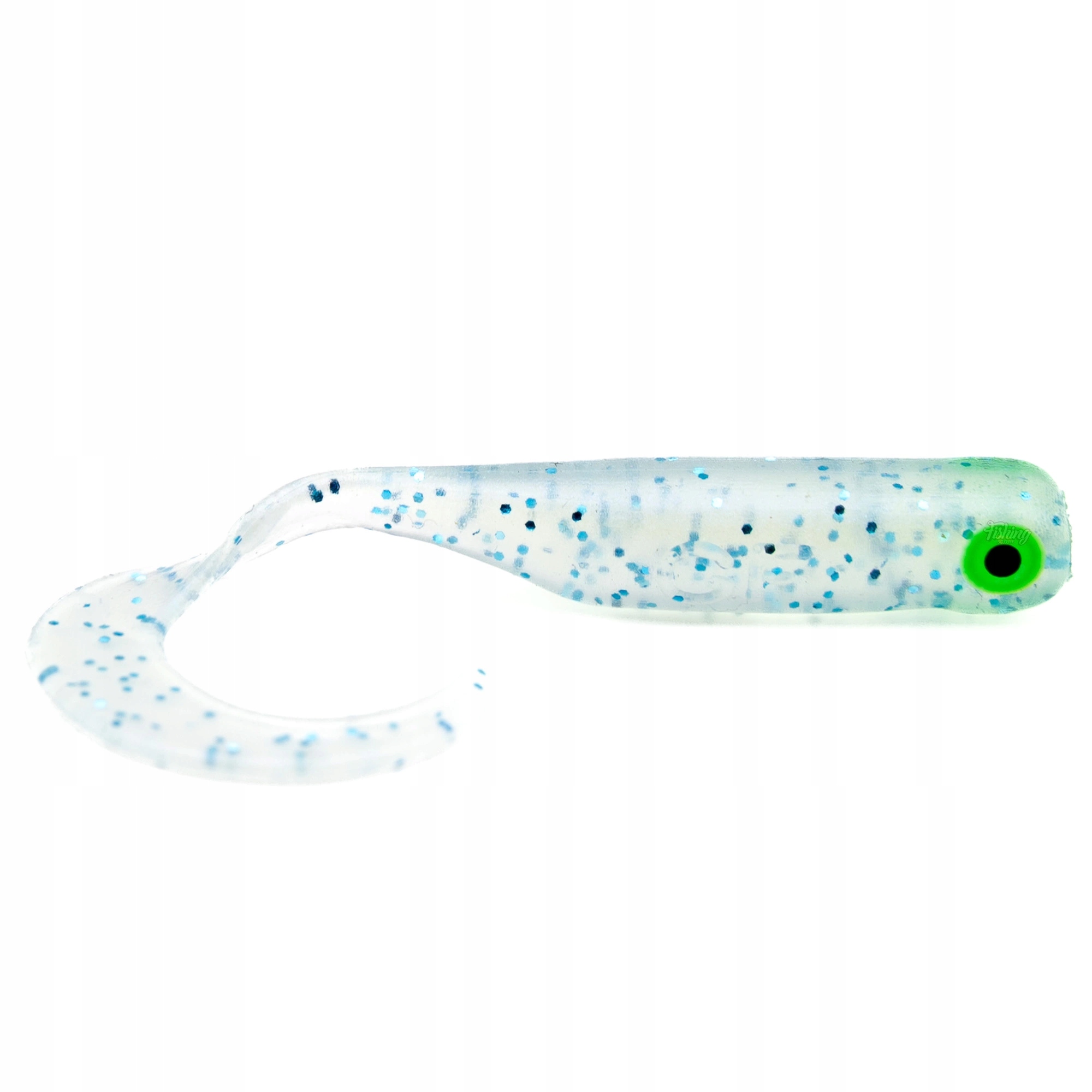 Przynęta Great Fish GF1 Twister 4.9cm 0.9g Ice Blue rybny 10szt