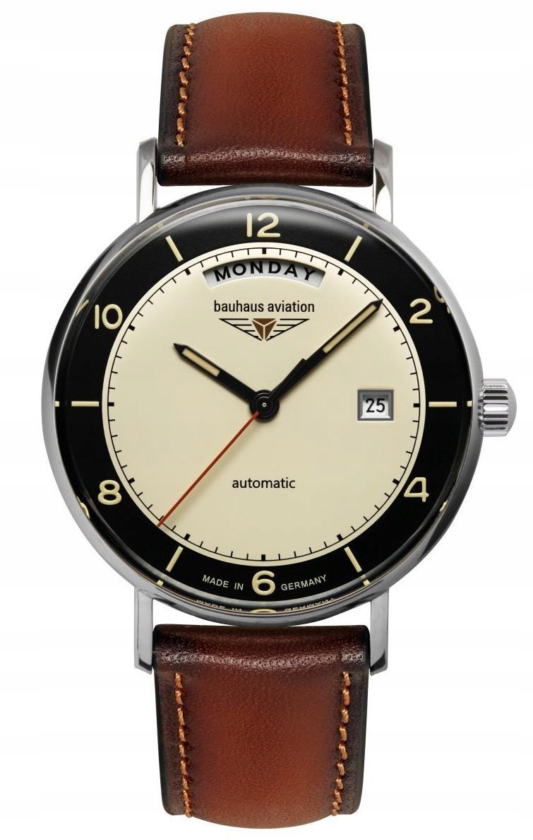 Skupina Zeppelin Nové Originální Pánské Hodinky Bauhaus 2462-2 Aviation Pilot