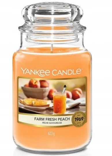 

Yankee Candle Farm Fresh Peach Świeca Świeczka 623