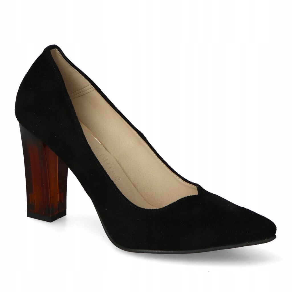 Boty Krzyś-but 197/3/BR Černá semišová barva 35