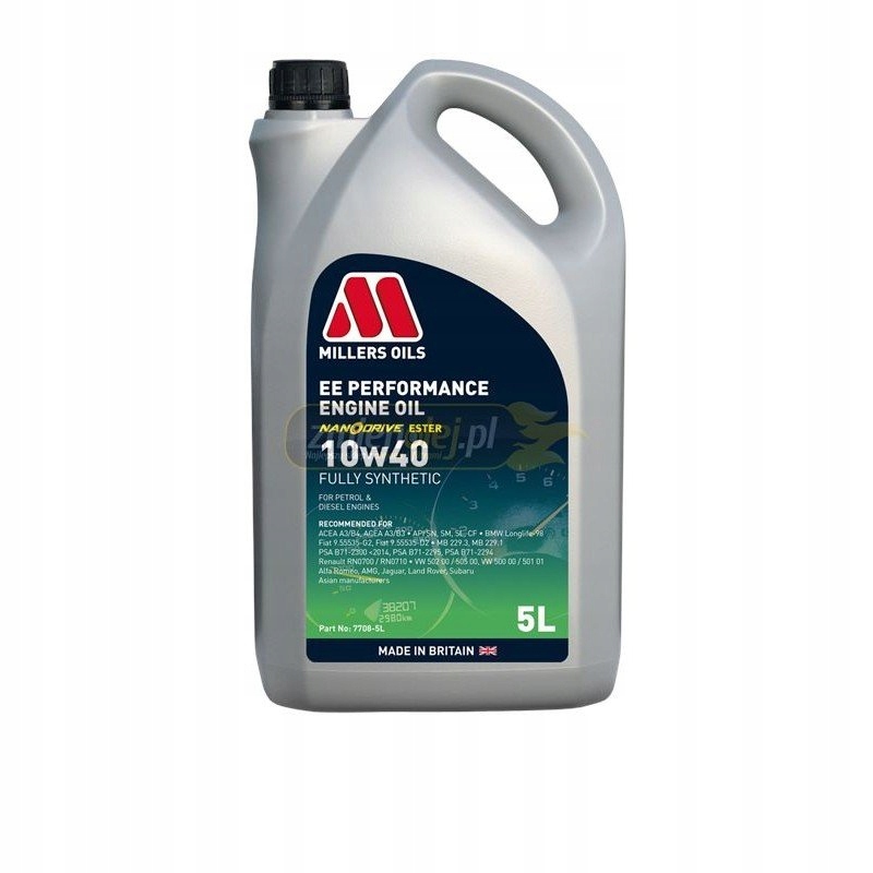 МАСЛО MILLERS EE PERFORMANCE 10W40 5