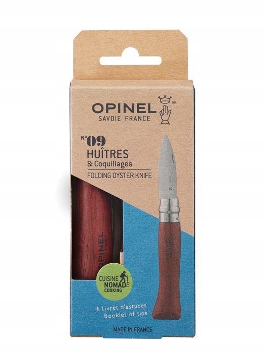 Nóż Składany Opinel do ostryg No 09 Inox Bubinga