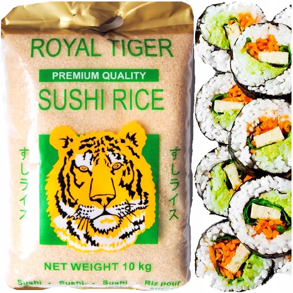 

Ryż do Sushi Royal Tiger 10 kg Duży Gastronomiczny
