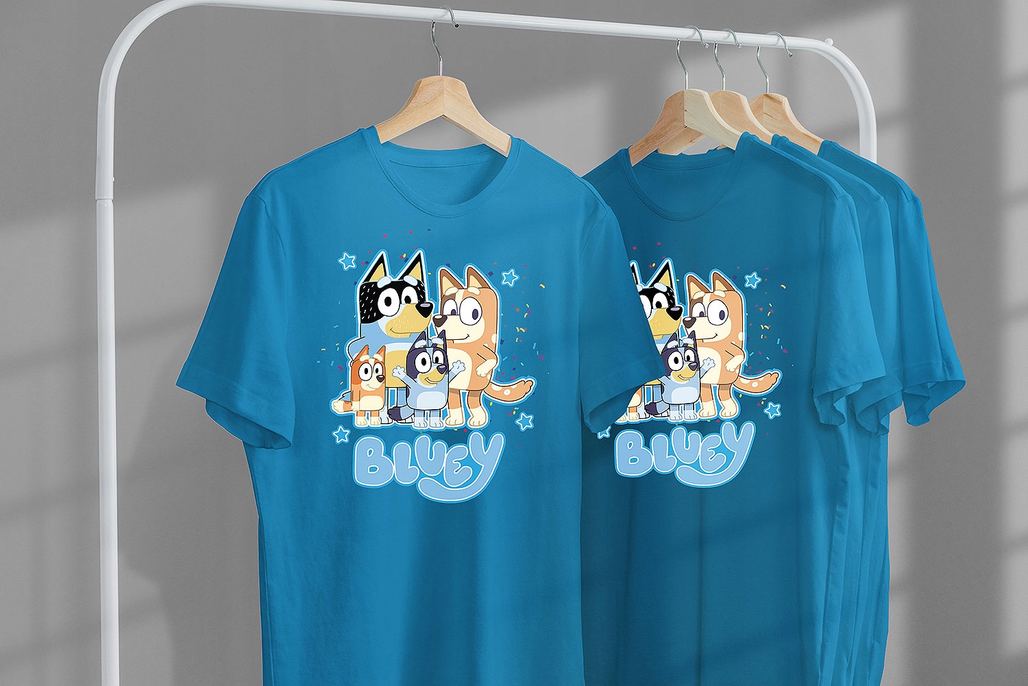 KOSZULKA DZIECIĘCA T-SHIRT DLA DZIECKA BLUEY BLUE 140 PREZENT JAKOŚĆ Stan opakowania oryginalne