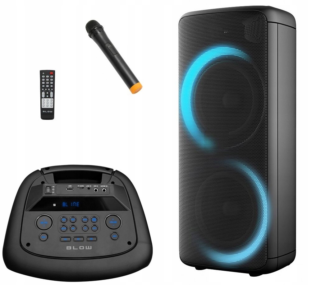 

Głośnik Bluetooth Radio Usb Mikrofon Karaoke dL Dj