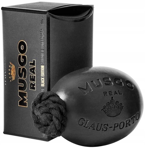 Mýdlo na provázku na tělo Claus Porto Black Edition 190 g