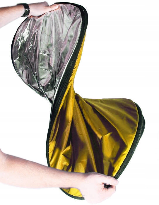 BLENDA KOŁOWA 2w1 60cm 60 - SREBRNO-BIAŁA , BIAŁO-SREBRNA + POKROWIEC EAN (GTIN) 7841431329581