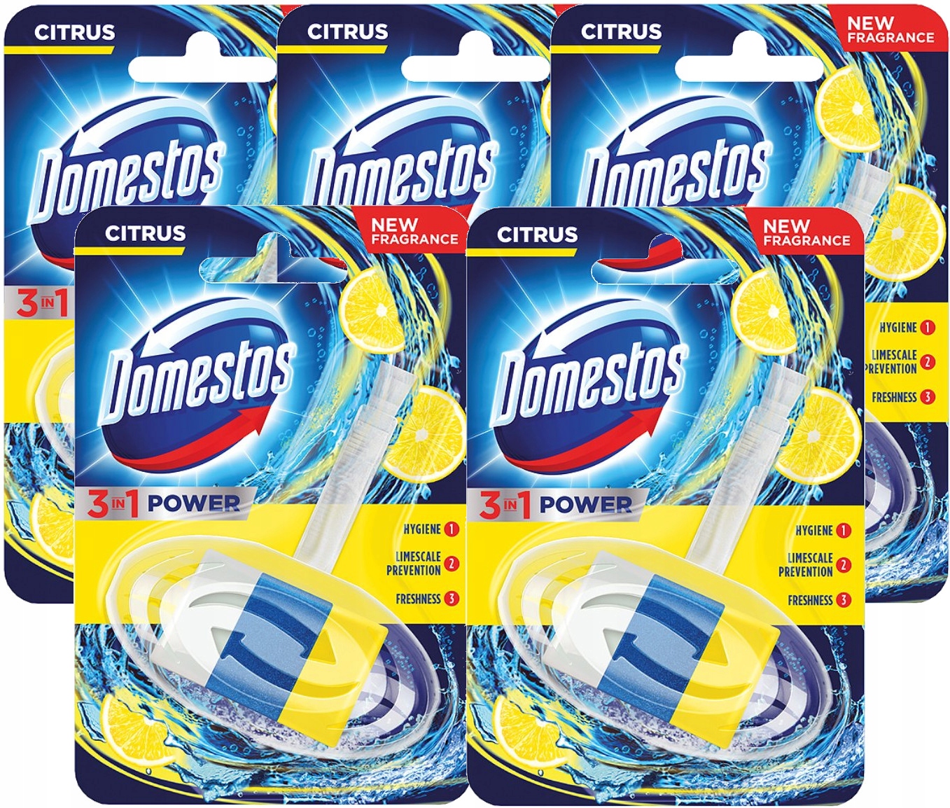 

Domestos Power 3w1 Kostka Wc Wymienny Wkład 40g x5