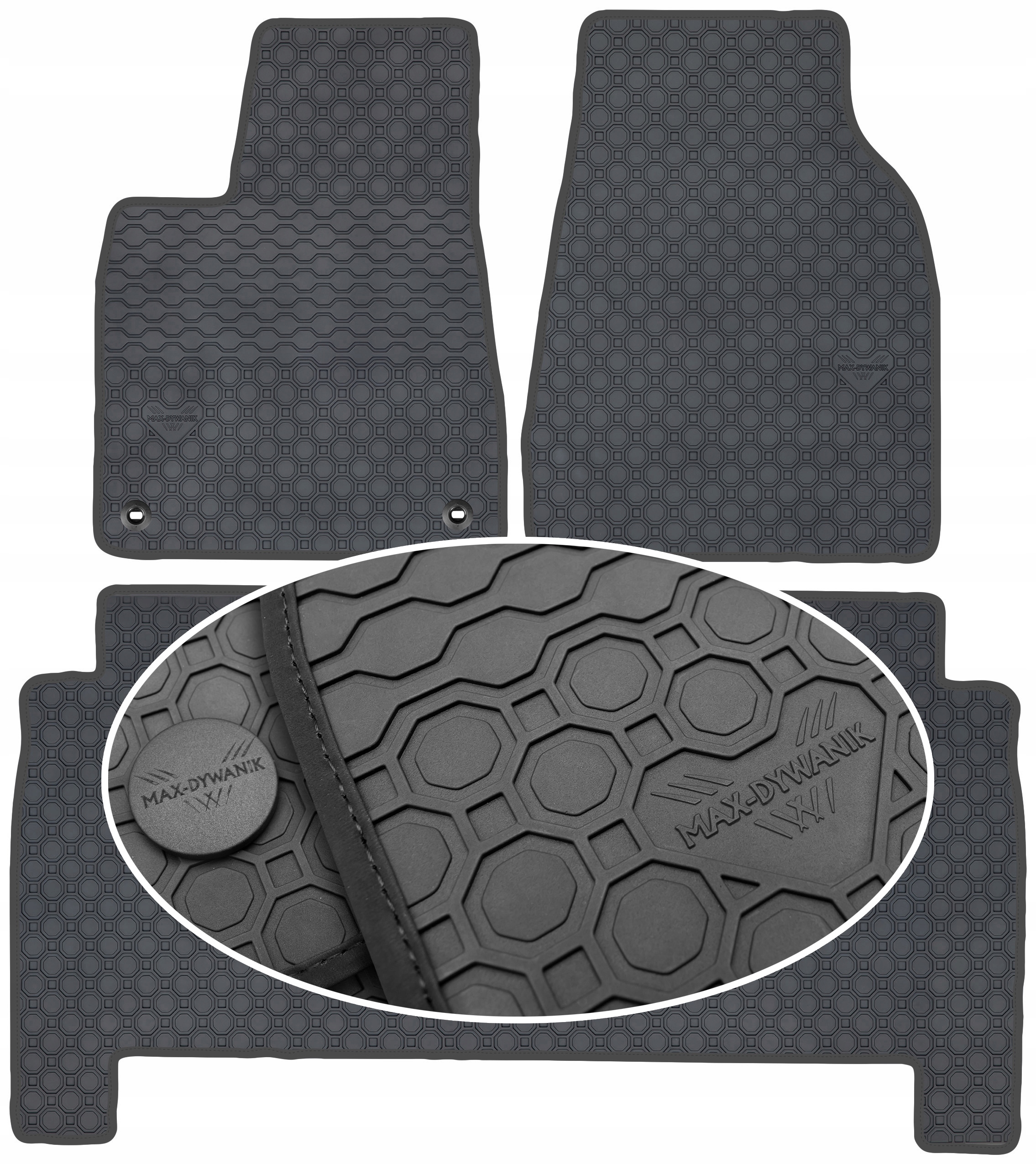 Tesla X 2016 Koberce Čierne