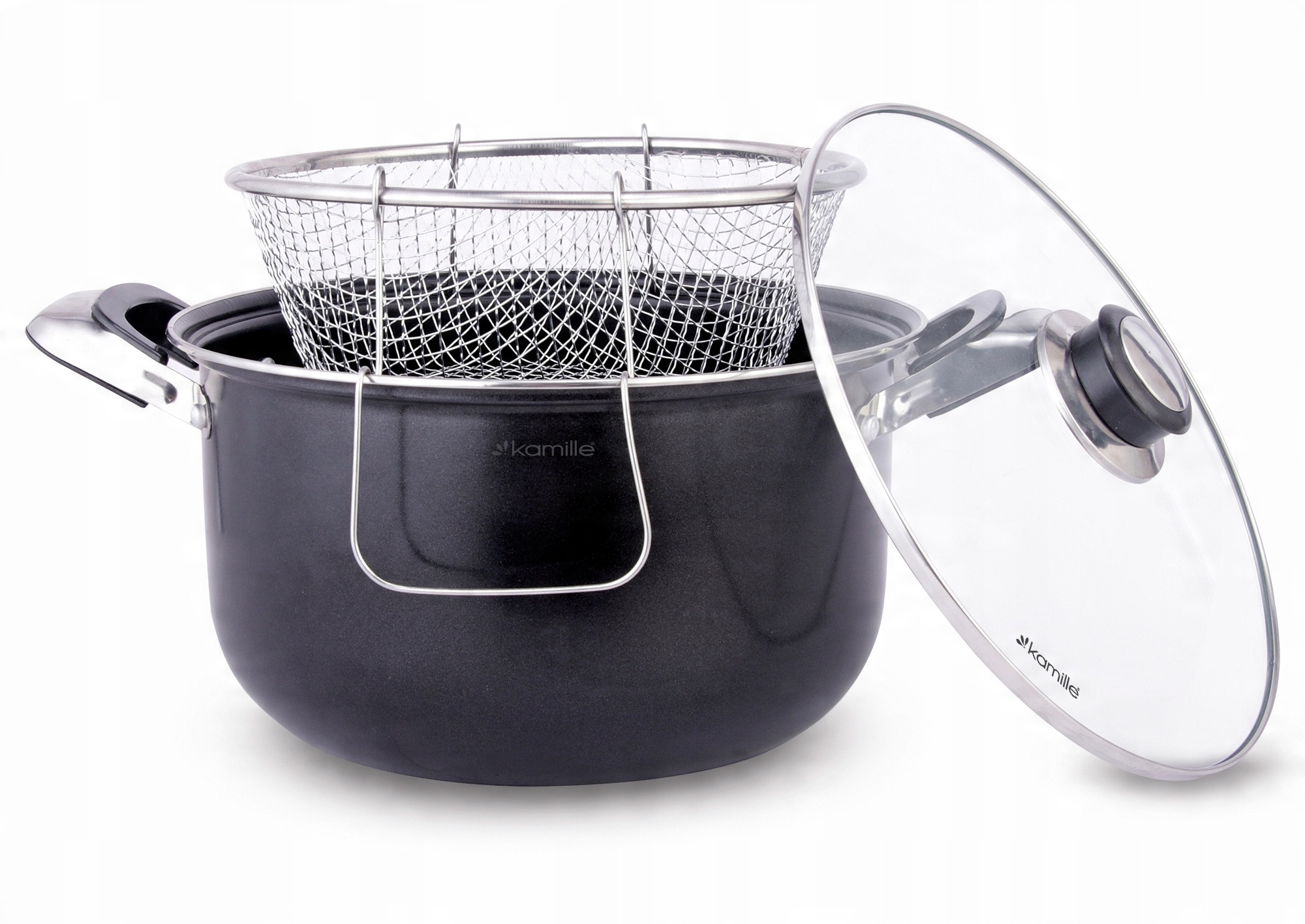 

Garnek 24 cm + Sitko do Frytek Makaronu Warzyw