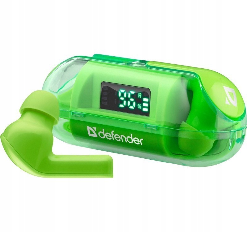 Słuchawki douszne bezprzewodowe Twins 916 Zielone