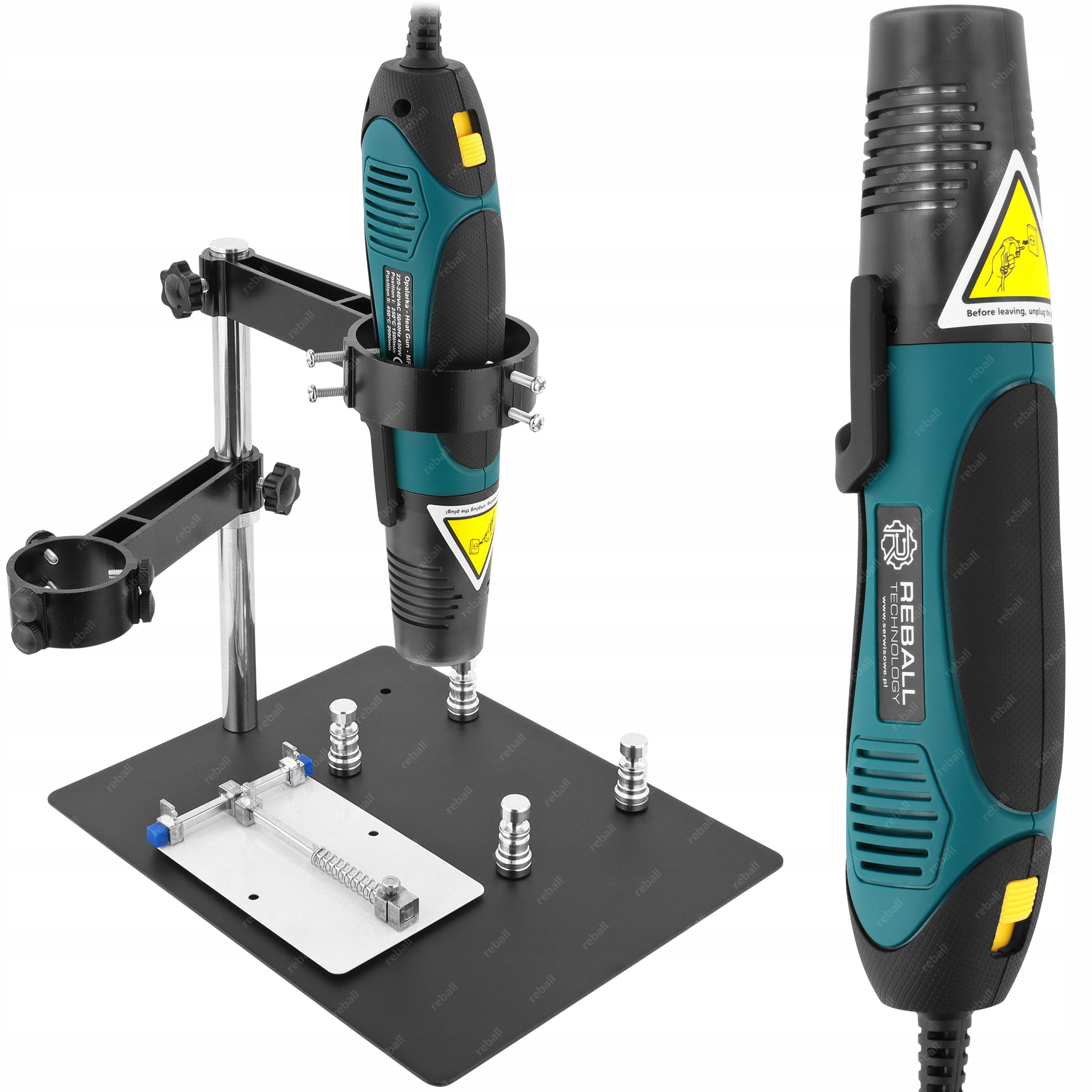 Set Držák RT0415 Hot Air Horkovzdušná Pistole MF450 Stojan Pro Systémy Bga Bgap Pcb