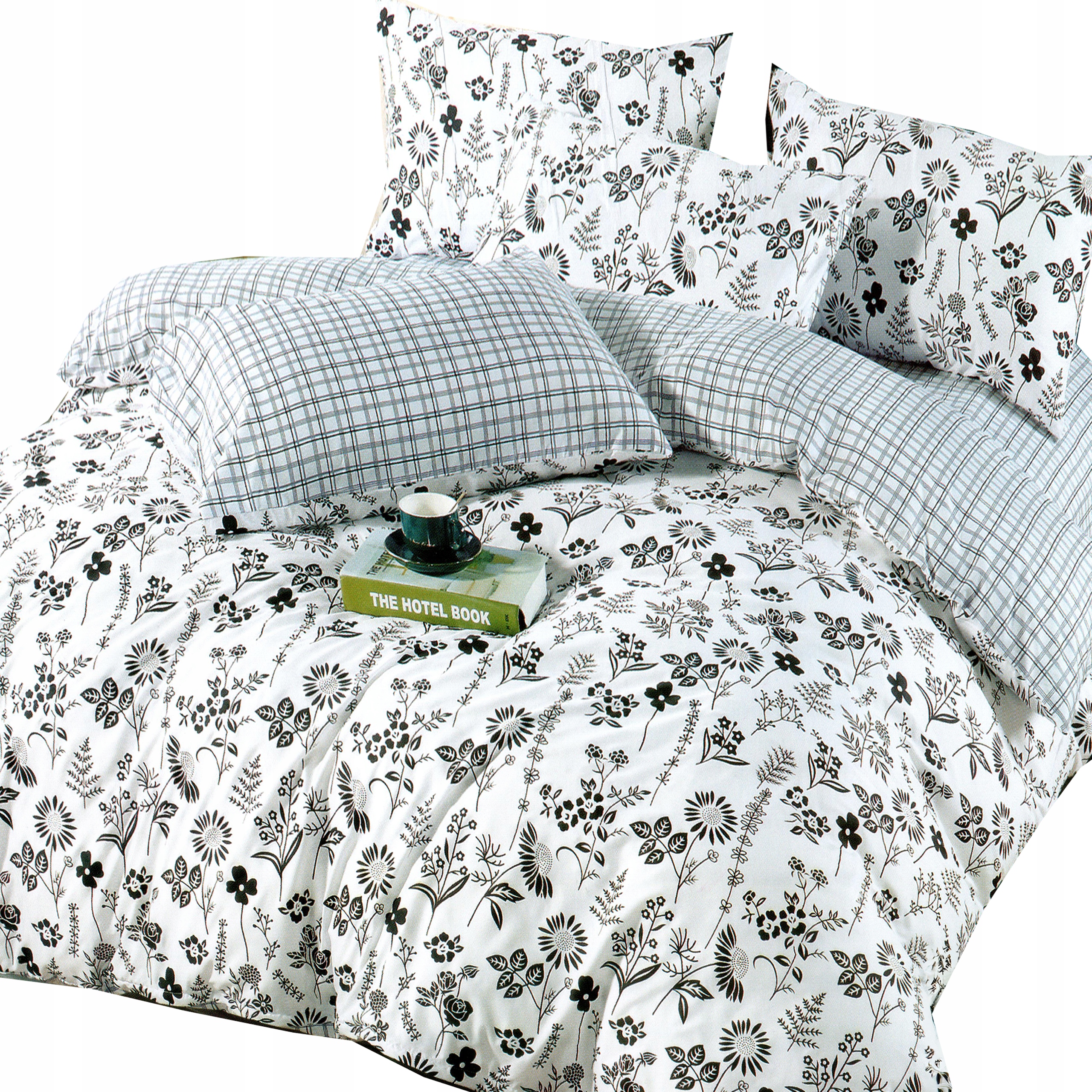 Komplet Pościeli 135x200 100% Bawełna Gruba Z Prześcieradłem Wiosenna