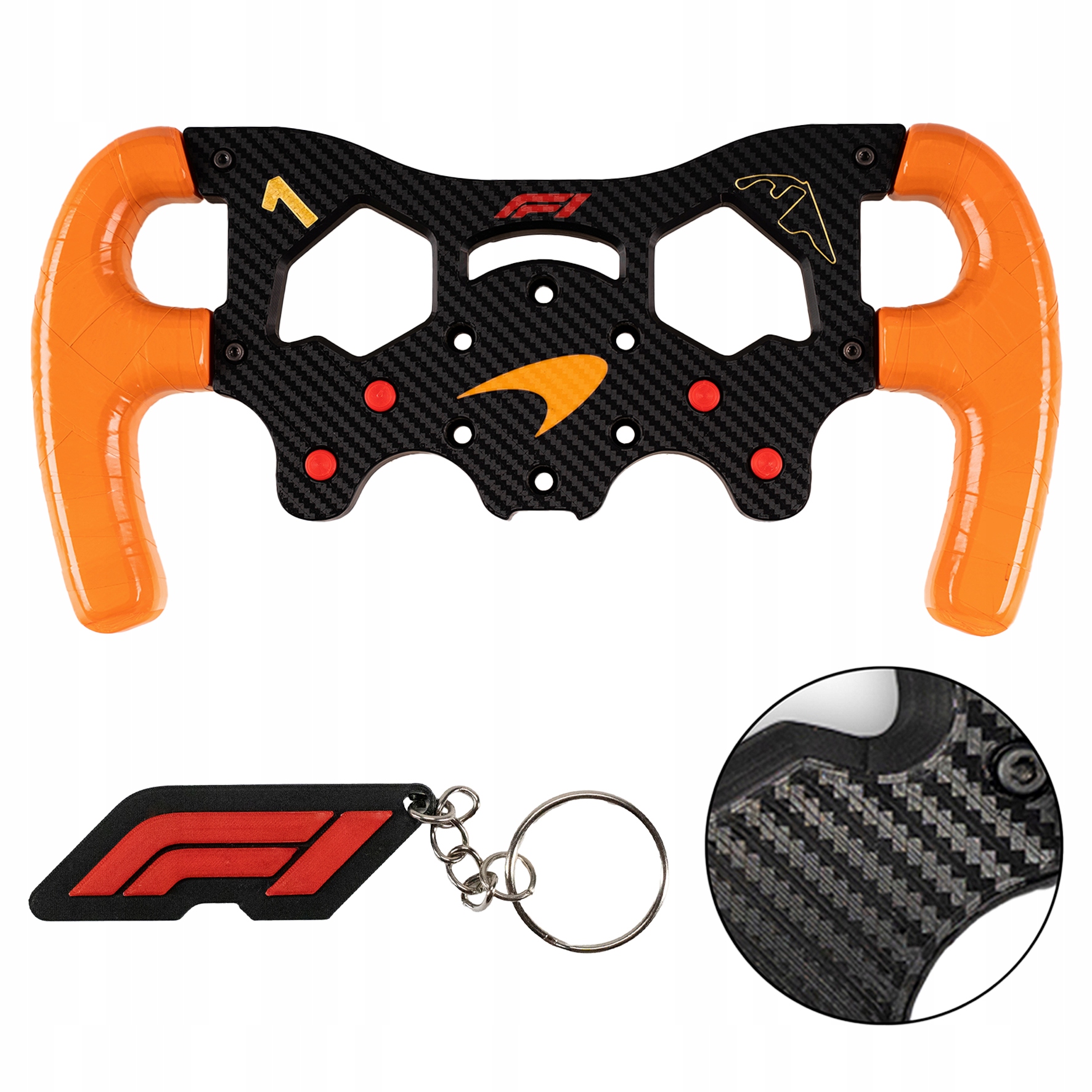 Nástavec F1 Na Volant Logitech G29 G920 G923 Mclaren Karbon