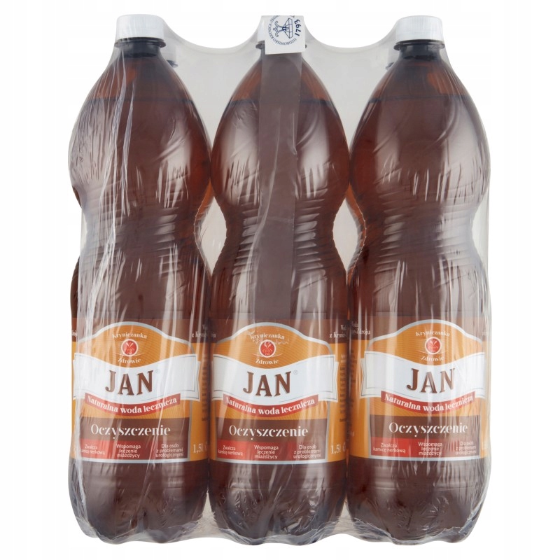 Levně Jan Přírodní léčivá čistící voda 6 x 1,5 l