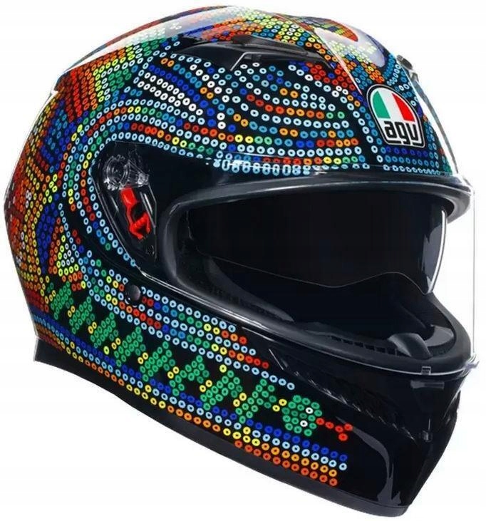 Integrálna Motocyklová Prilba Agv K3 Rossi Winter Test 2018