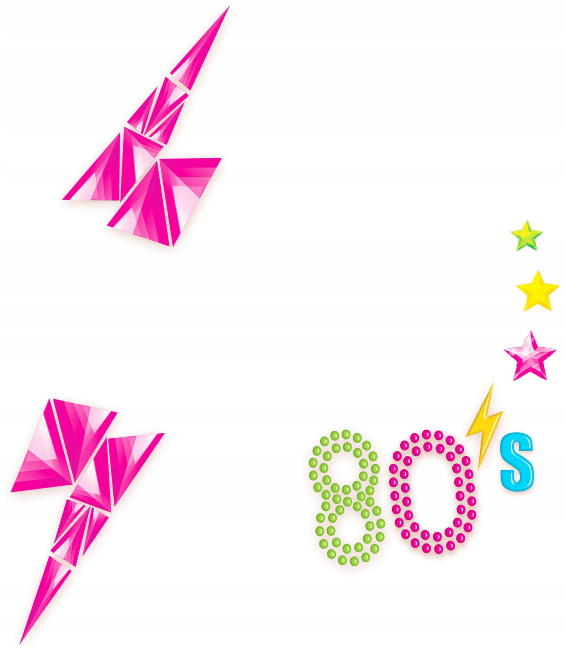 Naklejki Biżuteria Kryształki Ozdoba na Twarz Disco LATA 80 Karnawał Bal EAN (GTIN) 8434077157701