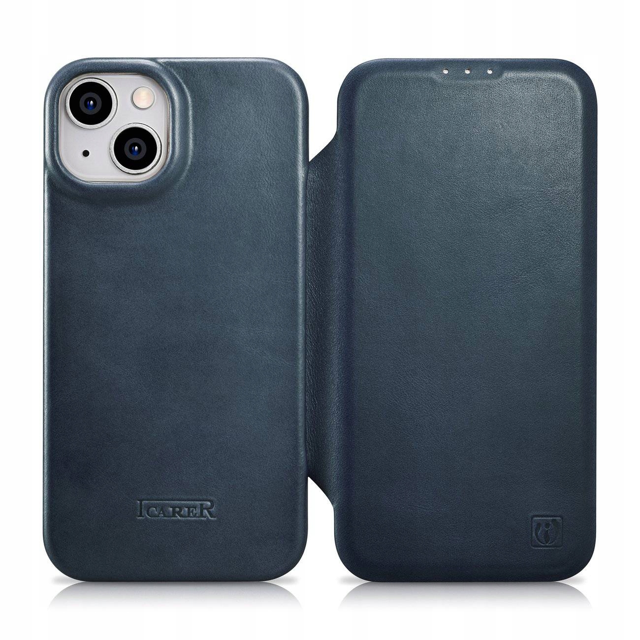 Etui do iPhone 14 Plus iCarer Ce Oil Wax Premium