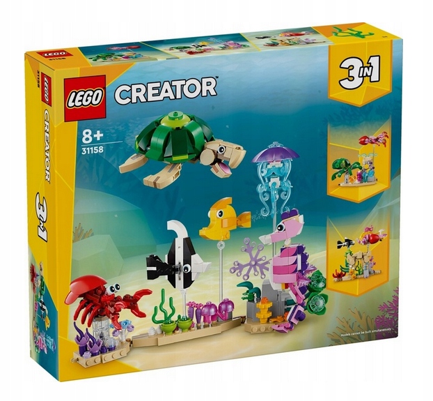 Lego 31158 Creator 3v1 Mořská Zvířata