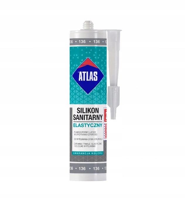 

Atlas Silikon Sanitarny Elastyczny Grafitowy 037
