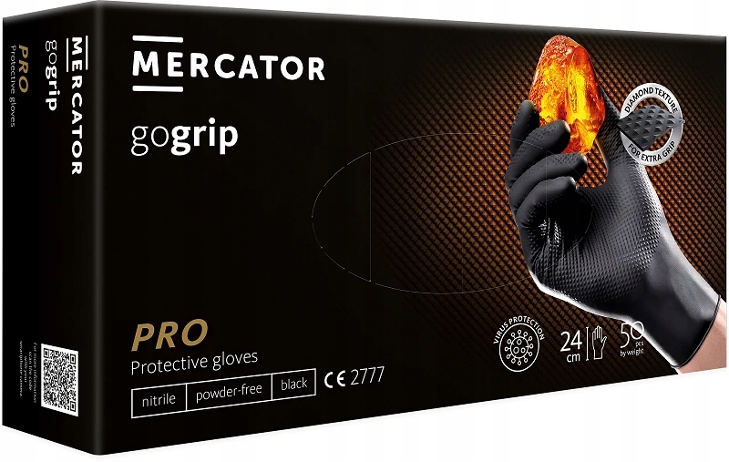 

Rękawice Nitrylowe Warsztatowe Gogrip Mocne XL