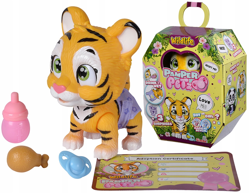 

Pamper Petz Maskotka Tygrysek Pieluszkowy Gang