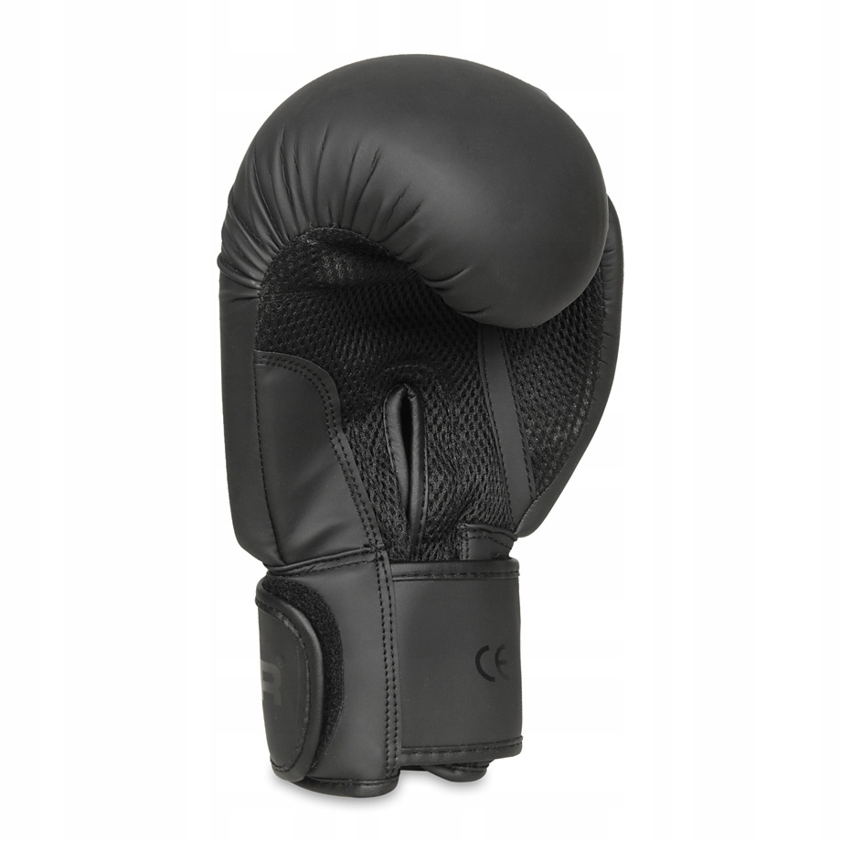 RĘKAWICE BOKSERSKIE SPARINGOWE CZANE MATOWE KICKBOXING TAVER BLACK 12 OZ Kolor dominujący czarny