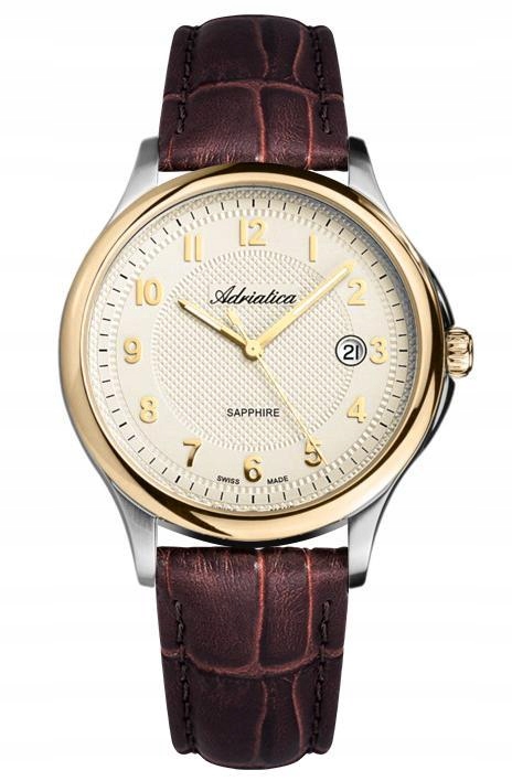 Nové Originální Pánské Hodinky Adriatica A1272.2221Q Sapphire klasické datum