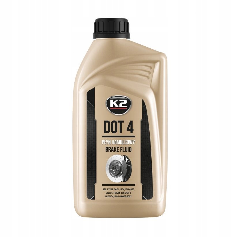 

K2 Dot 4 płyn hamulcowy 1L DOT-4 Brake Fluid T108