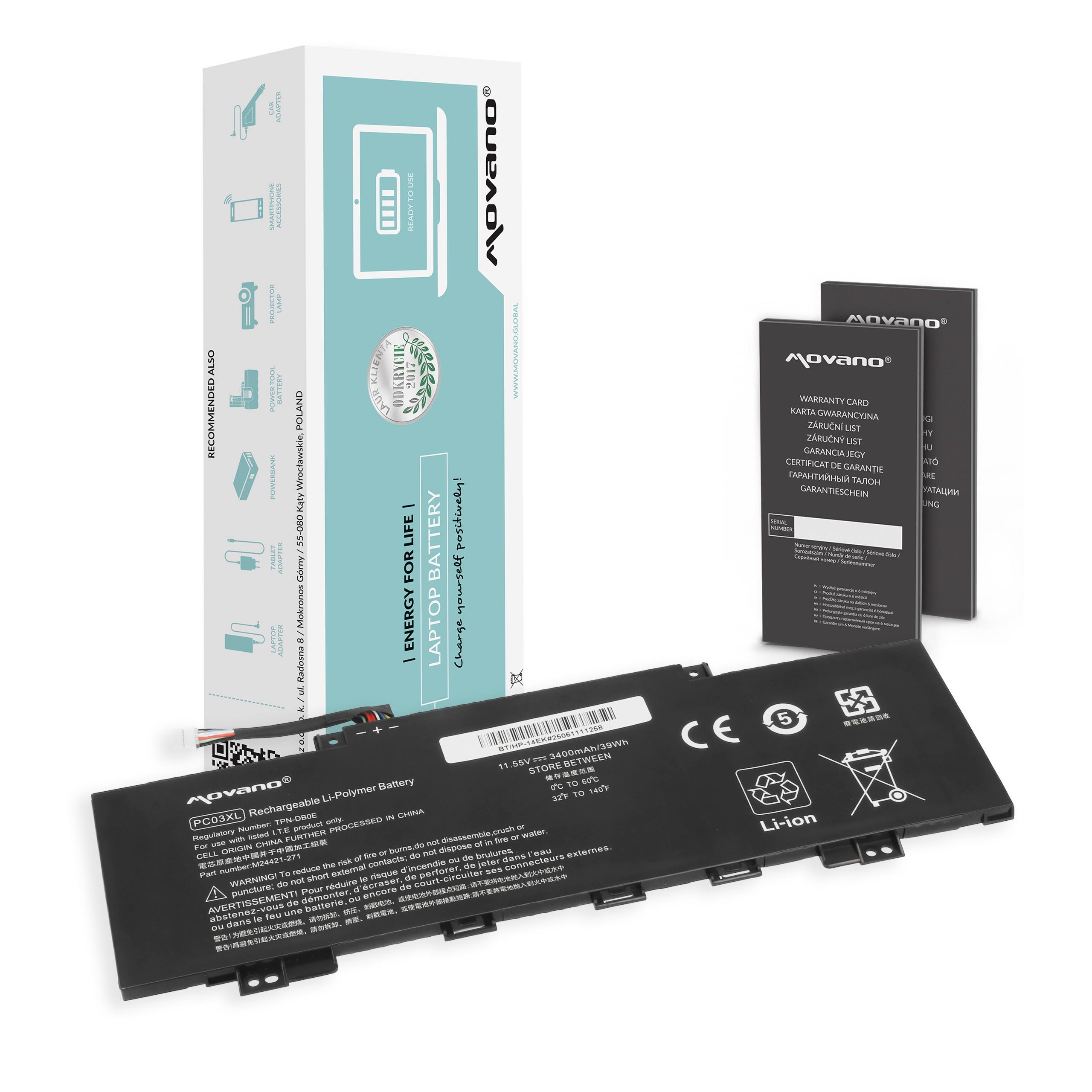 Bateria Movano do Hp Pavilion x360 14-dy 14-ek Aero 13-be 13-bg