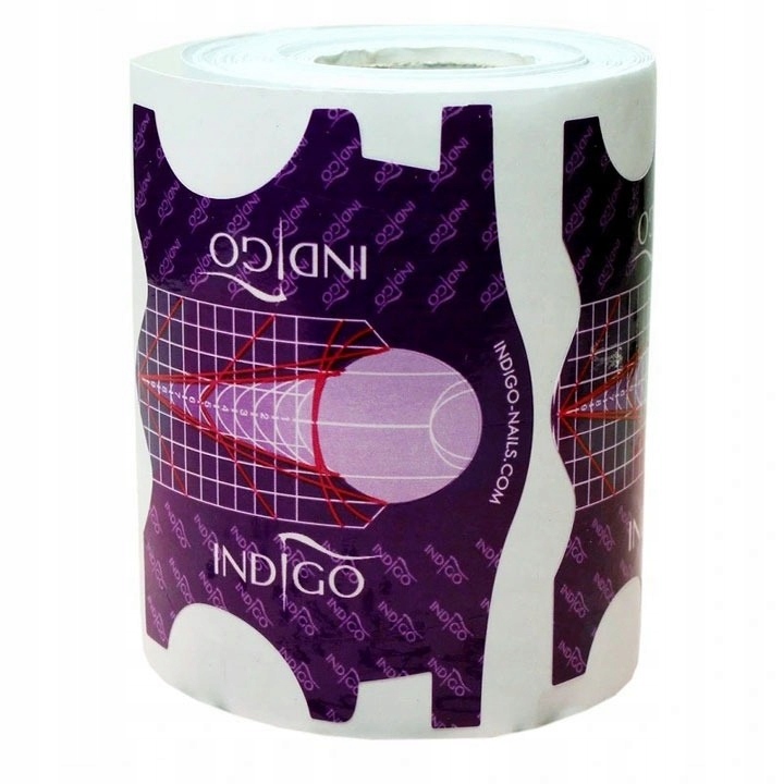 Indigo szablony fioletowe formy do przedłużania 50 Stan opakowania oryginalne