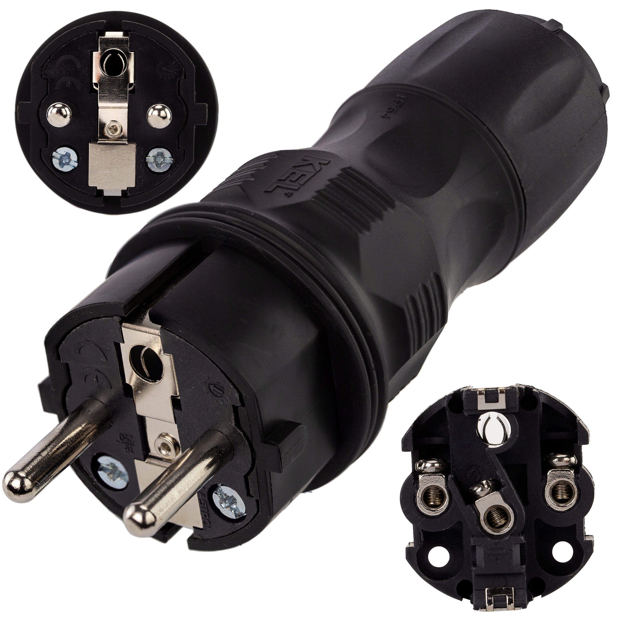 

Wtyczka prądowa hermetyczna na kabel 16A 250V IP54