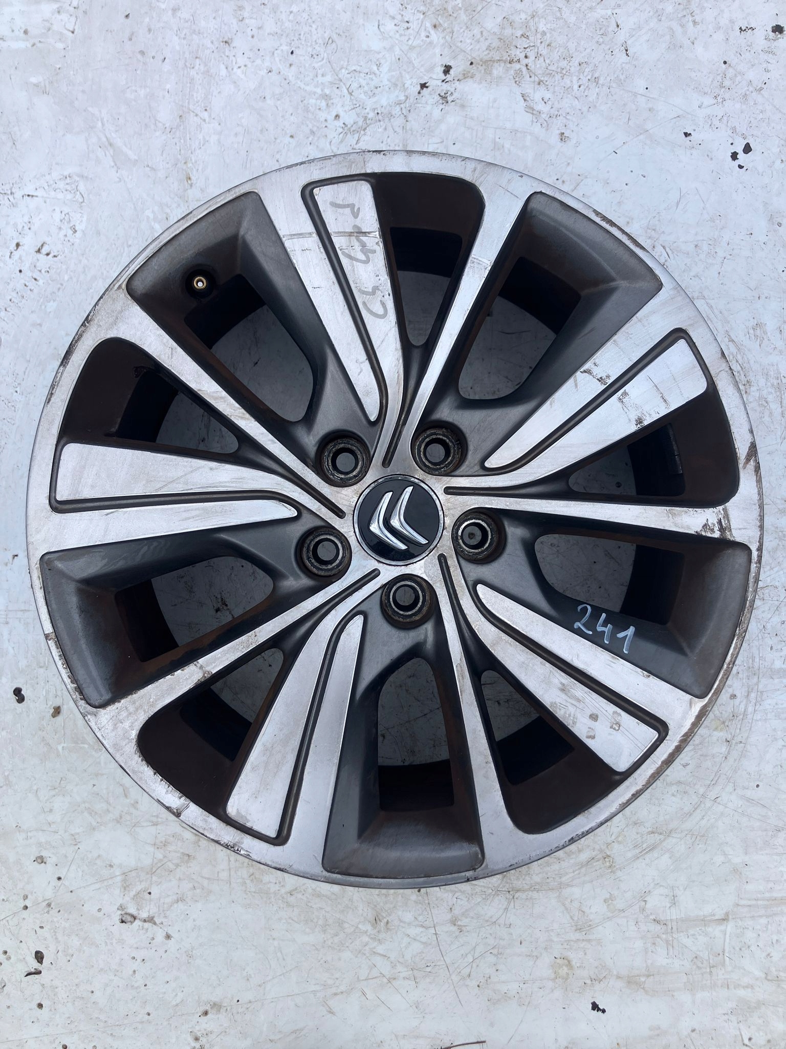 disk 17 CALI CITROEN C4 PICASSO II #241 9677090377