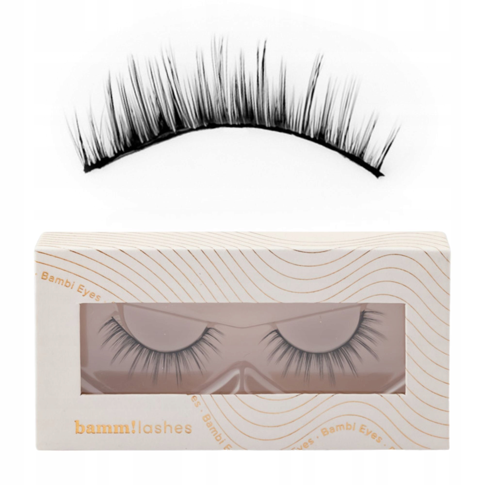 Husté umělé řasy na opakovaně použitelném pásku Bambi Eyes Bamm!Lashes