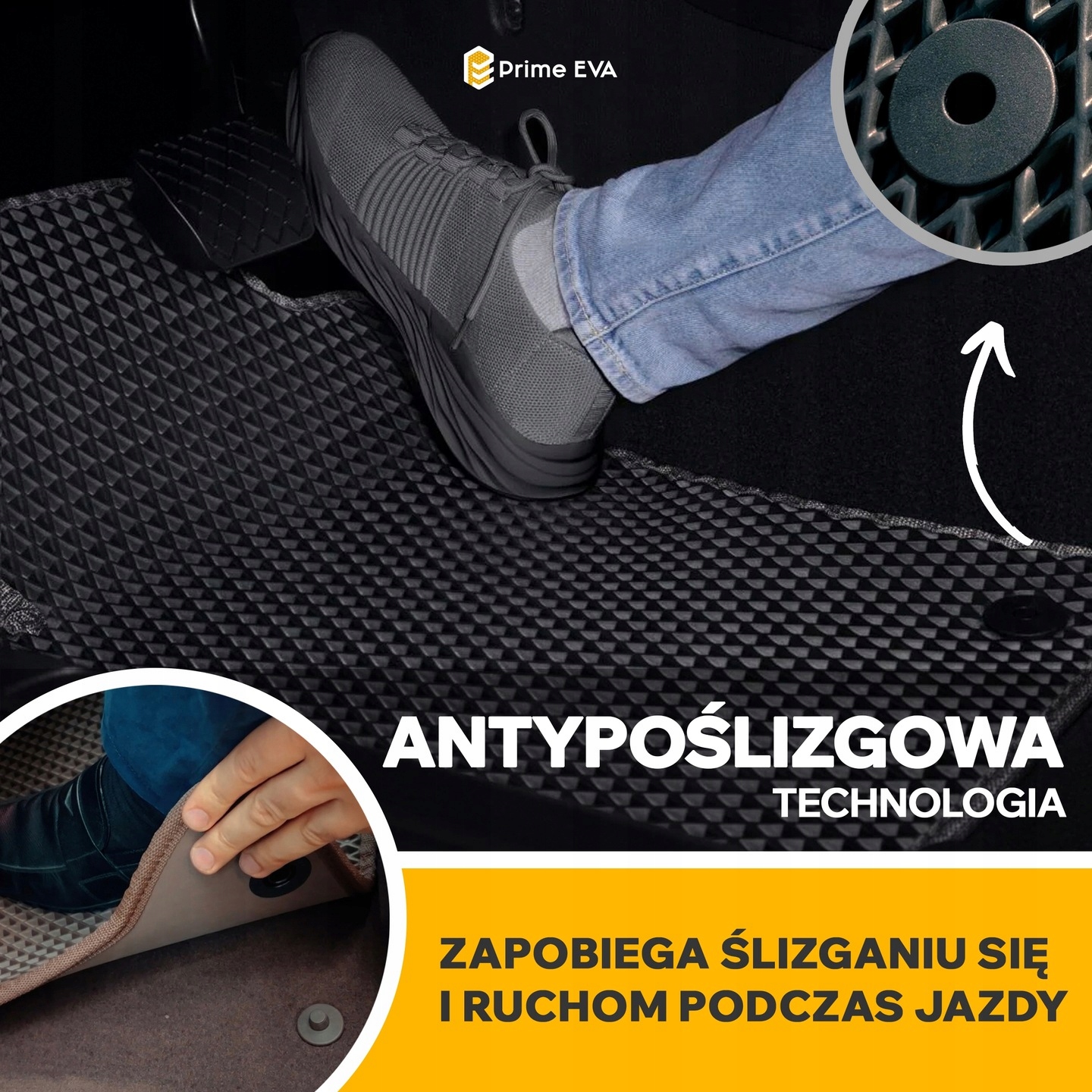Dywaniki samochodowe gumowe – Dywaniki Prime EVA na wymiar