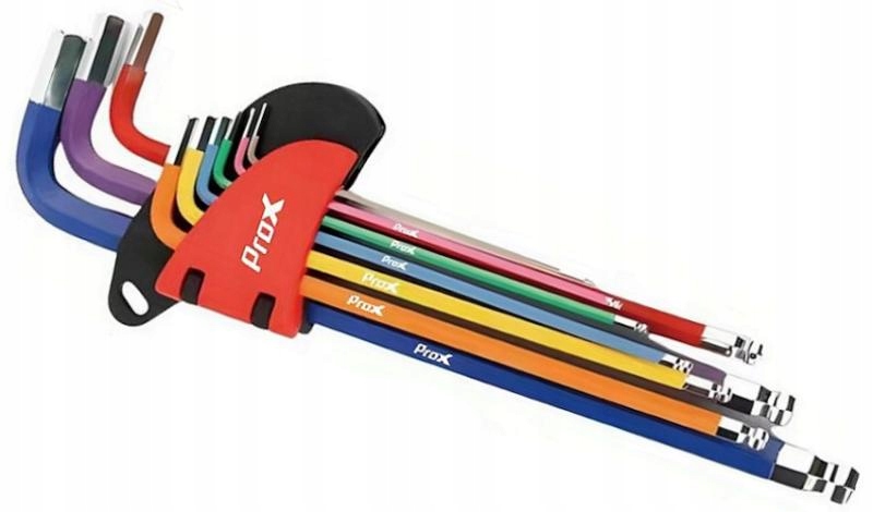 Zestaw Kluczy Imbusowych Prox 9 szt. 1.5/2/2.5/3/4/5/6/8/10mm Imbusy
