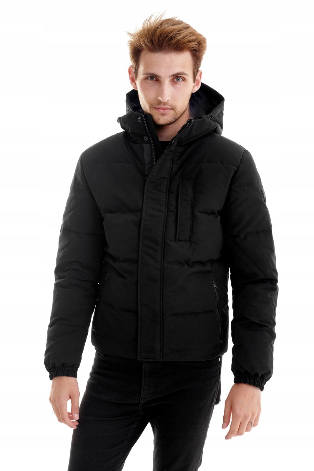Pánská zimní bunda Wrangler The Bodyguard Black W4C8WW100 3XL