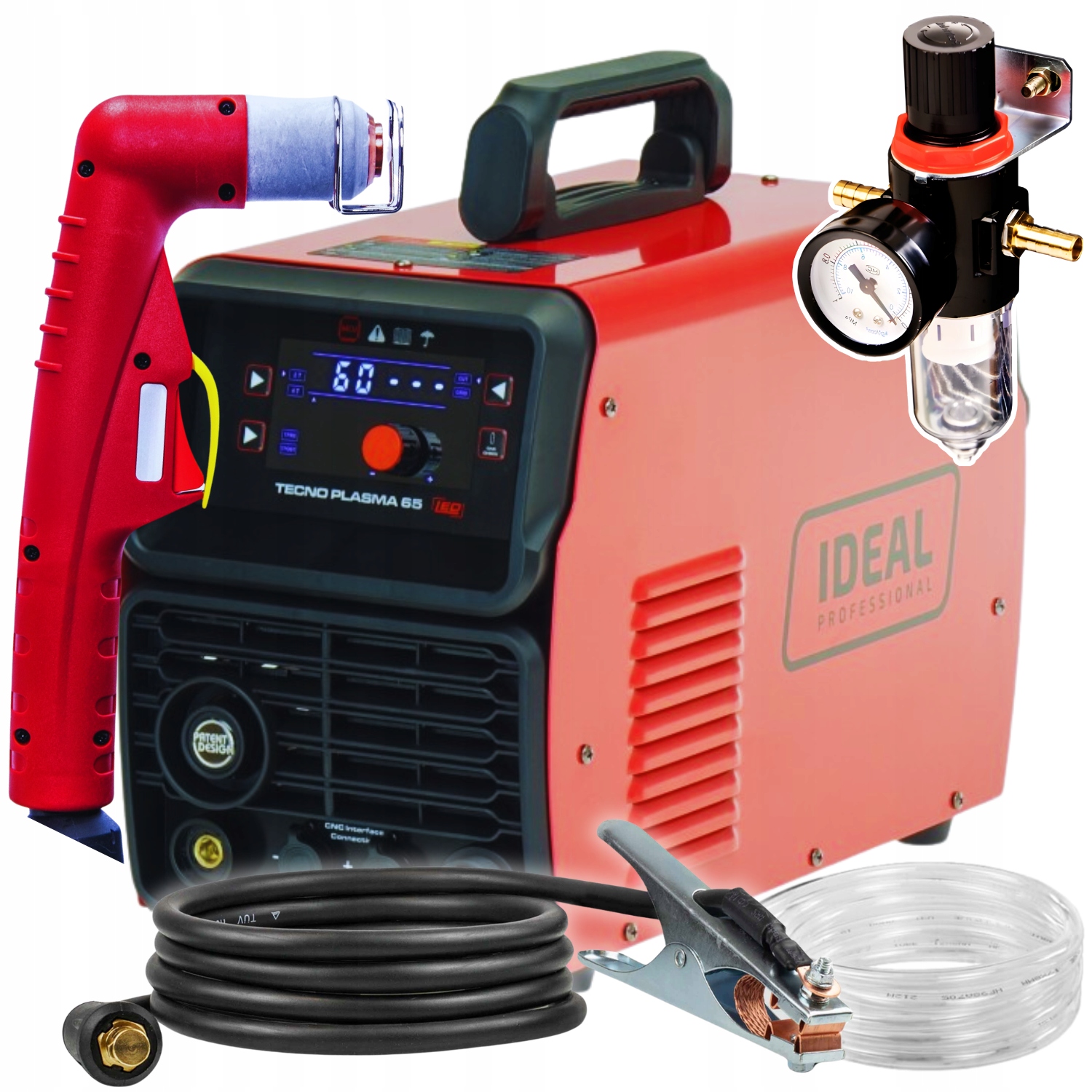 Ideal przecinarka plazmowa Tecno Plasma 65 Led 65A do metalu