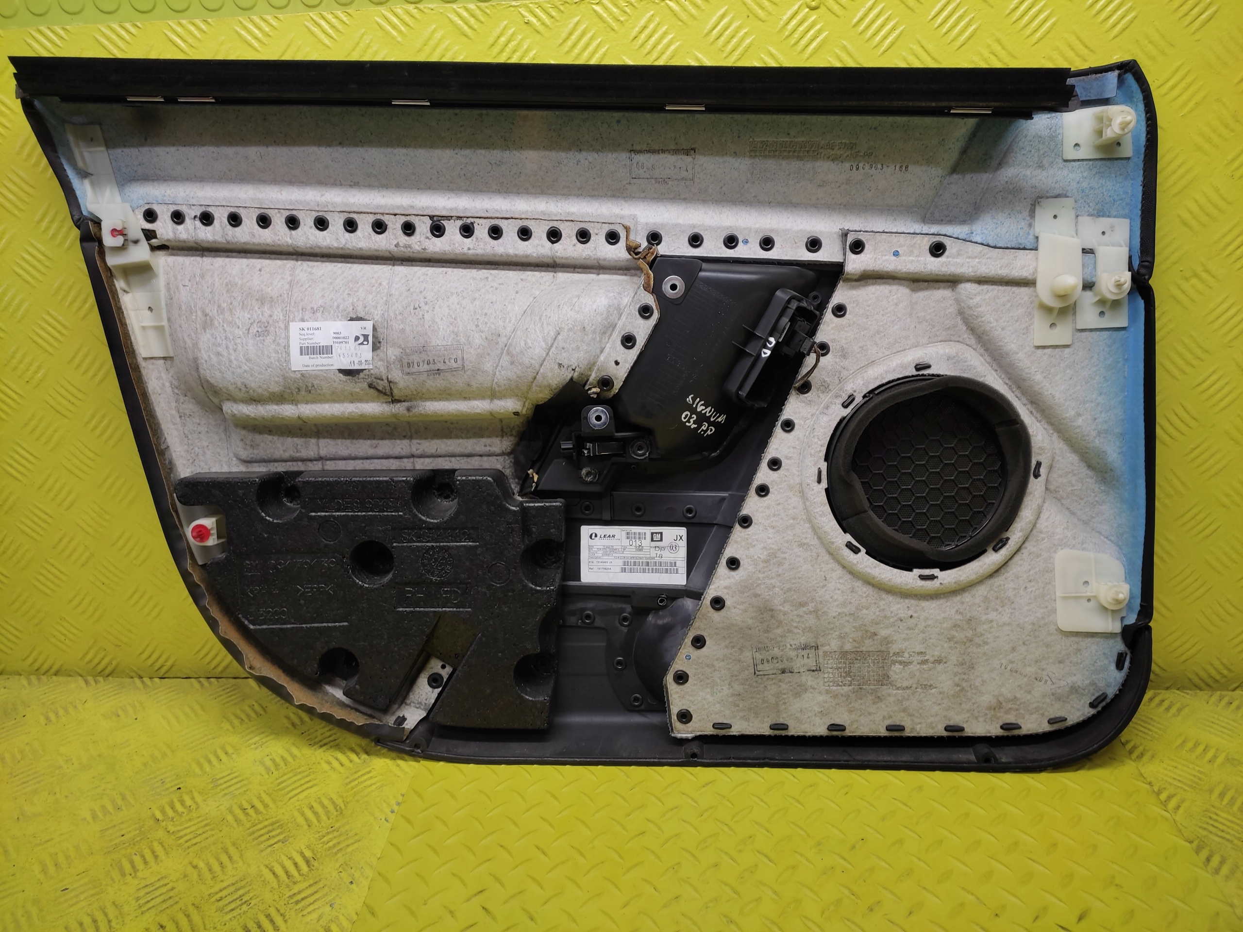 OPEL SIGNUM upholstery side door right front