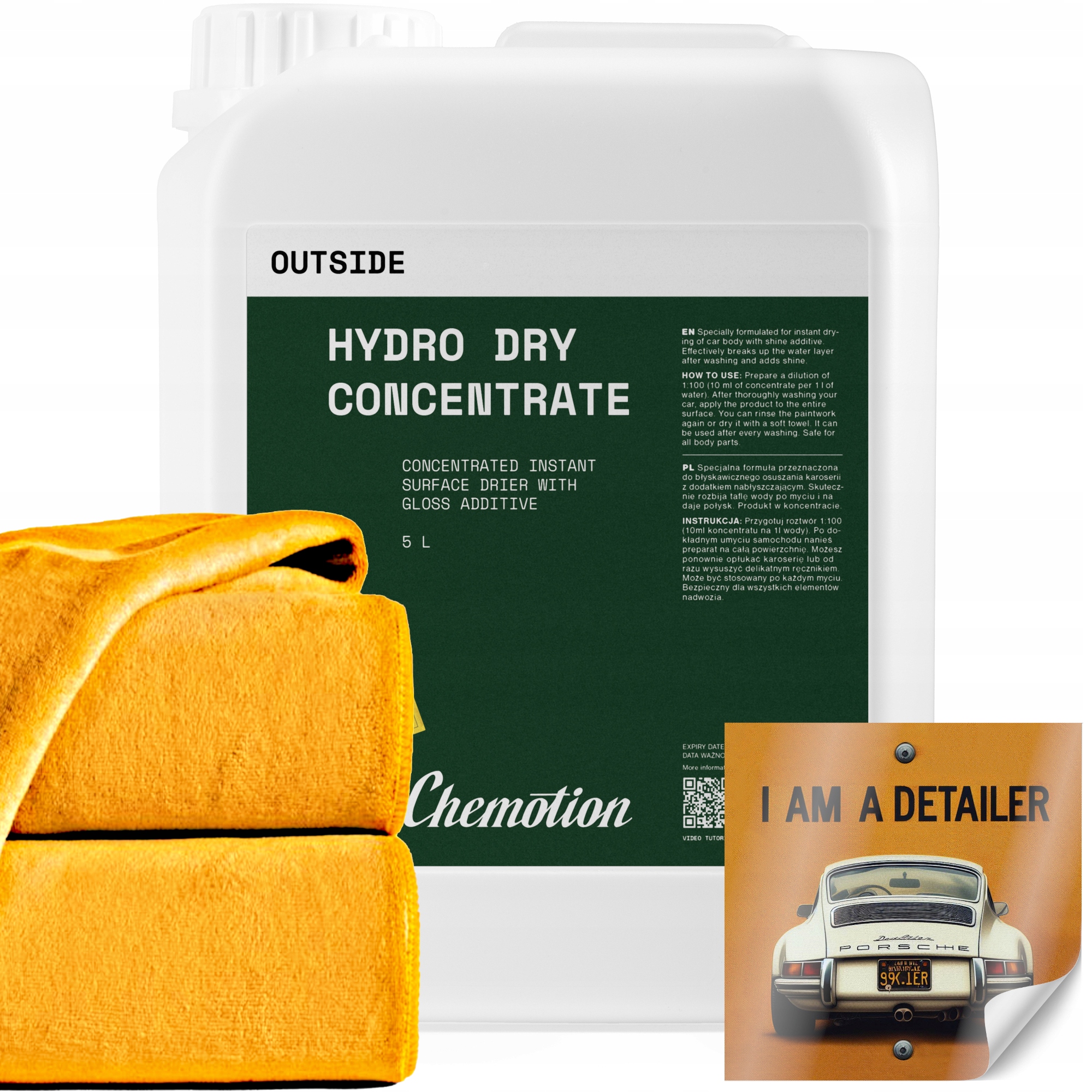 Chemotion Hydro Dry Concentrate Odvlhčovač Laku A Prísada Do Lesku 5 L
